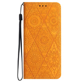 Ethnic Embossed Adsorption Leather Phone Case